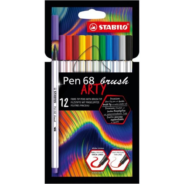 Sada STABILO  Pen 68 Brush Arty 12ks_1