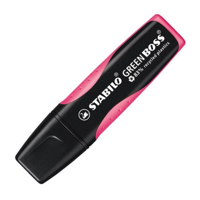 Zvýrazňovač  STABILO GREEN BOSS ružový_1