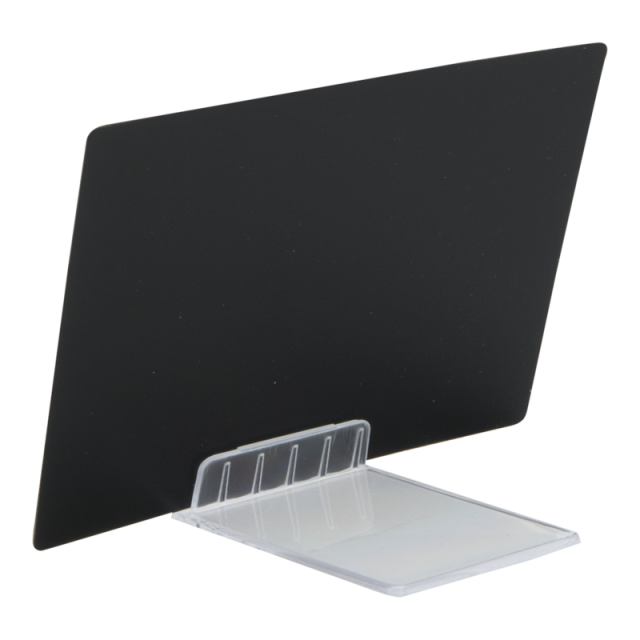 Securit stojančeky k popisovacím tabuľkám TAG, 10 ks, transparentné_2