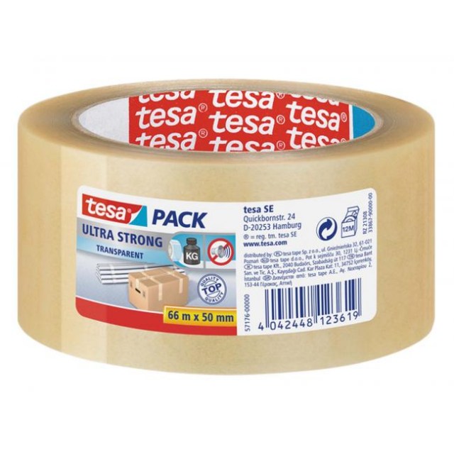 Baliaca páska TESA ultra strong 50mm x 66m transparentná_1