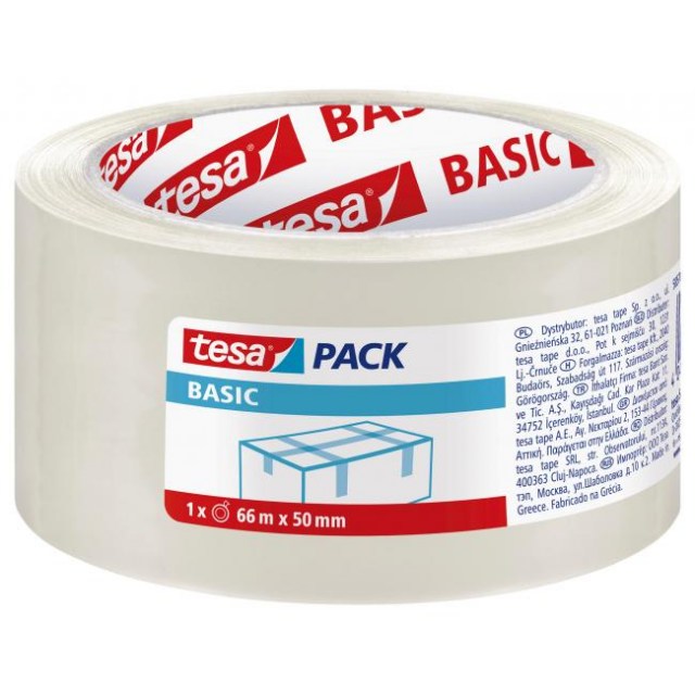 Baliaca páska TESA basic 50mm x 66m transparentná_1