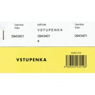 Vstupenka číslovaná 3-dielna 100 lístkov_1