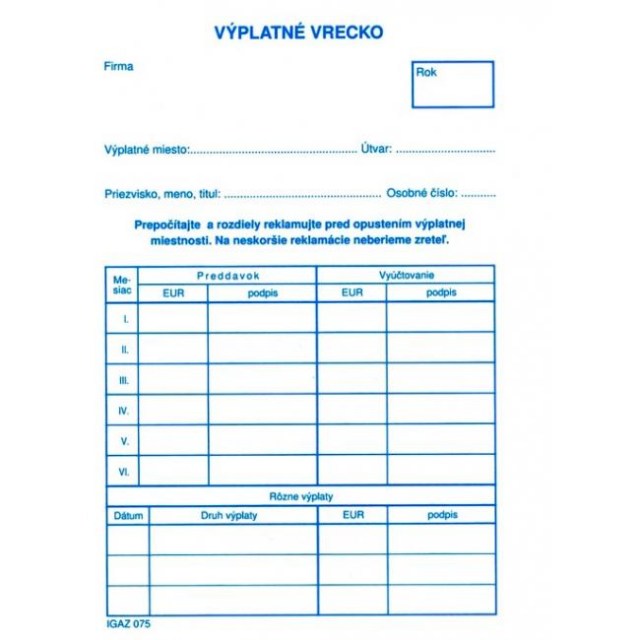 Výplatné vrecko C6_1