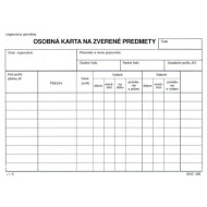 Osobná karta na zverené predmety_1