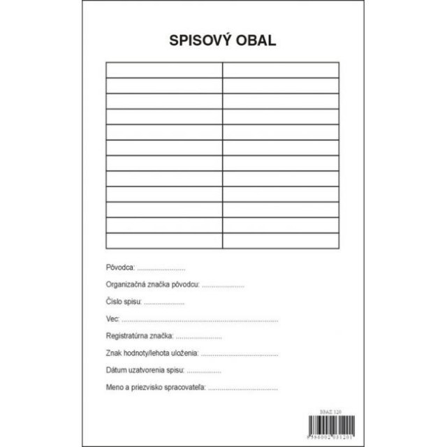 Spisový obal A4 dvojlist 500ks_1