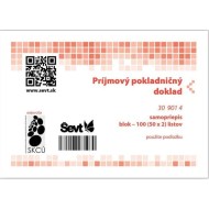 Príjmový pokladničný s DPH číslovaný s potvrdenkou, samoprepis A6, 100 listov_1