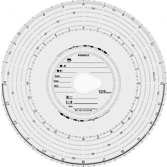 Tachog. kotúče Kienzle 125-24 4B 100ks_1