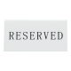 Securit rezervačná tabuľka 5 ks anglicky RESERVED_1