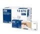 Tork Xpressnap extra jemné biele servítky do zásobníka - s dekórom lístkov N4 / 1/4 (Biela