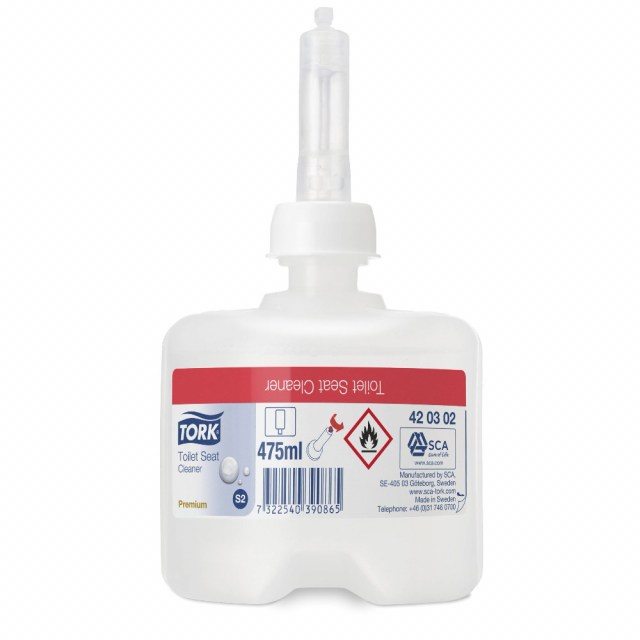 Tork čistič WC sedadiel S2 Premium Číra Rýchlo osychá 475ml 475dávok_1
