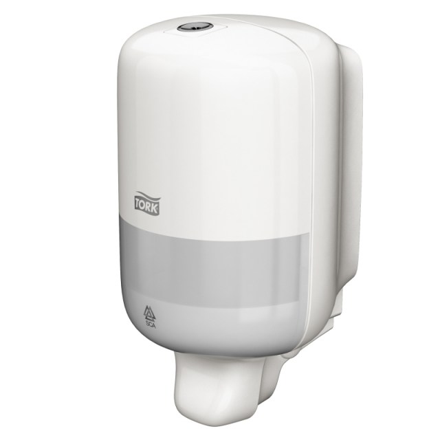 Tork Mini zásobník na tekuté mydlo S2 Elevation Biela ABS + MABS 20,6x11,2x11,4cm  (1 ks)_