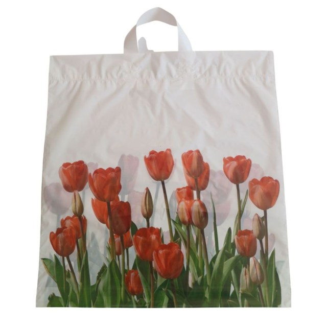 Taška LDPE 42x47 cm - TULIPÁNY 100% RECYKLOVATEĽNÉ_1