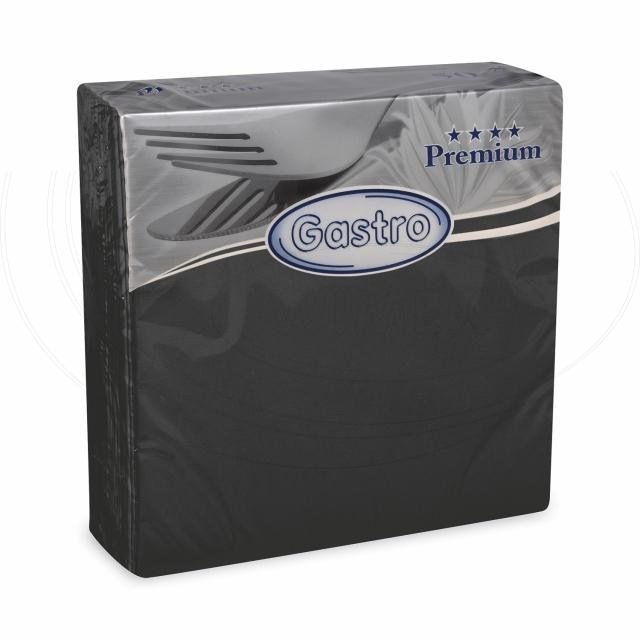 Obrúsok PREMIUM čierny 40 x 40 cm [50 ks]_2