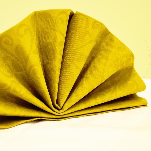 Obrúsok PREMIUM Dekor-R žltý 40 x 40 cm [50 ks]_3