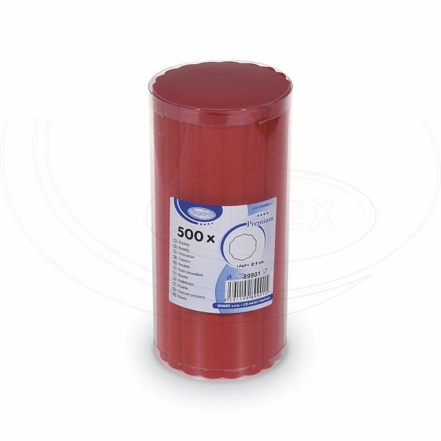 Rozetka (PAP-Airlaid) PREMIUM červená O9cm [500 ks]_2
