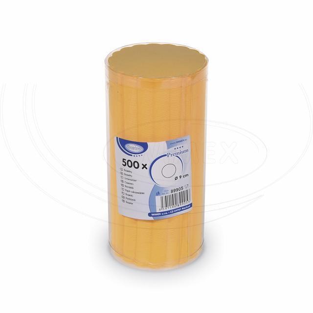 Rozetka (PAP-Airlaid) PREMIUM žltá O9cm [500 ks]_2