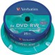 Verbatim DVD-RW 4x 4,7GB cake 25 ks_1
