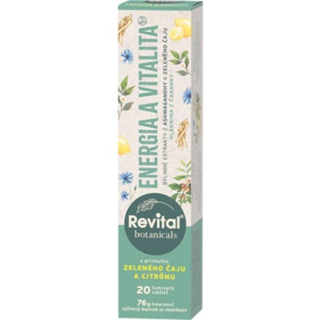 Revital Botanicals Energia a vitalita, 20 šumivých tabliet_1