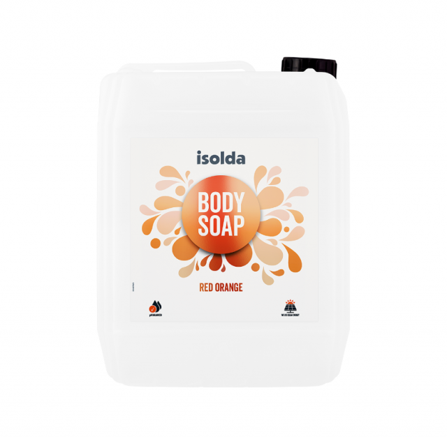 ISOLDA Red orange body soap 5 l - telové mydlo_3