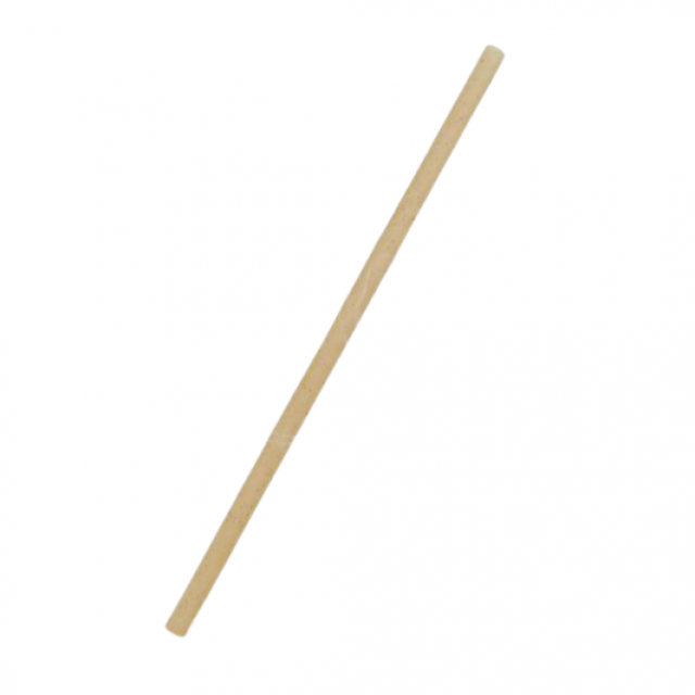 Slamka bio-kompozit prírodná hnedá JUMBO O8mm x 25cm [100 ks]_2