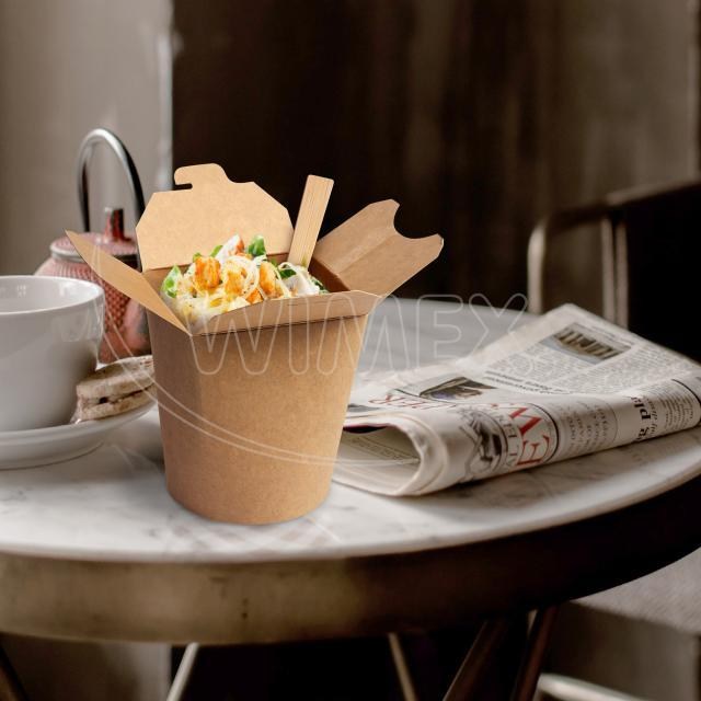 Food box Asia (PAP/PE) kraft 500ml/16oz [50 ks]_3