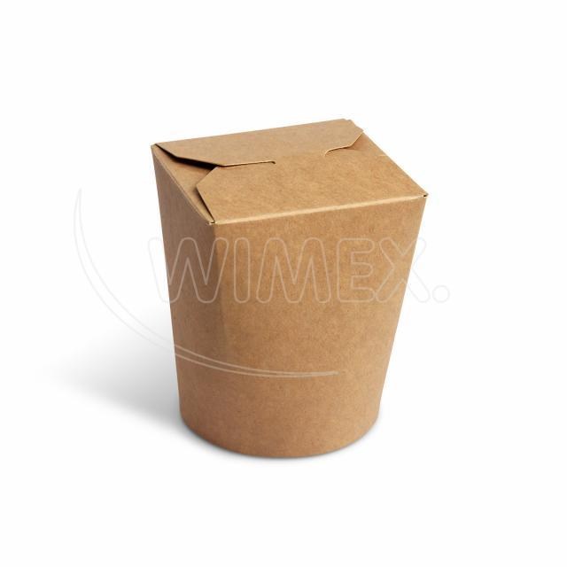 Food box Asia (PAP/PE) kraft 500ml/16oz [50 ks]_1