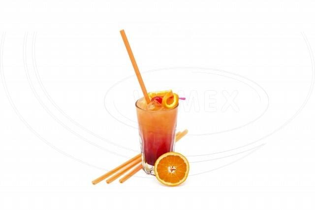 Slamky JUMBO oranžové O8mm x 25 cm [150 ks] REUSE_3