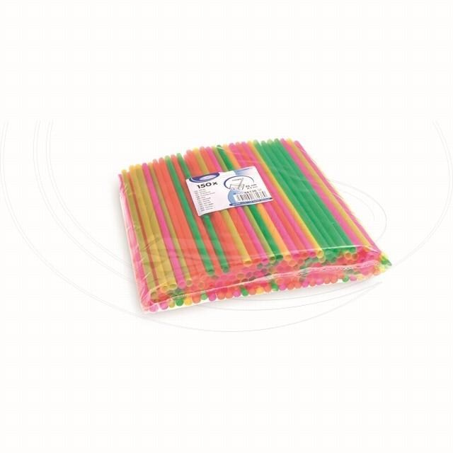 Slamky JUMBO neon O8mm x 25cm [150 ks] REUSE_2