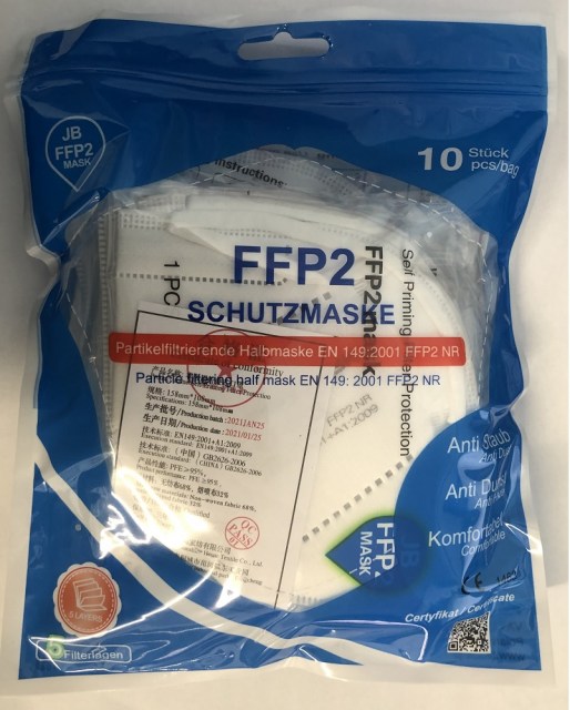 Respirátor FFP2 [10 ks] s certifikátom (hygienicky bal. po 1ks)_1