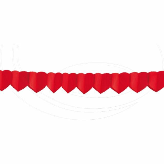 Papierová girlanda Srdcia O18cm x 4m [1 ks]_3