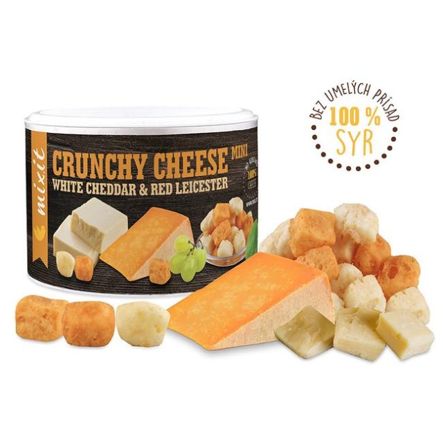 Chrumkavý syr - White Cheddar & Red Leicester 70 g_1