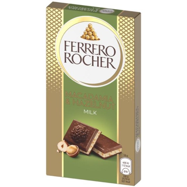 Čokoláda Ferrero Rocher Macadamia 90 g_1