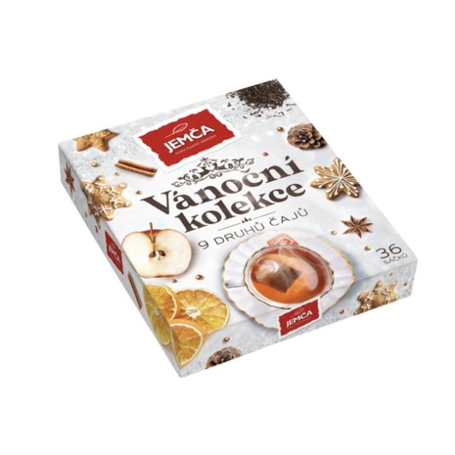 Kolekcia 9 druhov vianočných čajov Jemča (36 ks)_1
