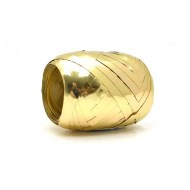 Vianočná darčeková stuha metalická zlatá 5mm x 20m_1