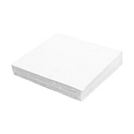 Papierové servítky 2-vrstvové 33x33cm biele 250ks_1