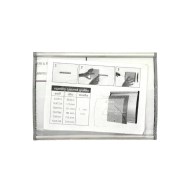Informačná tabuľka zásuvná  šedá 93x124mm_1