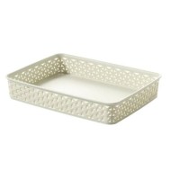 Košík MY STYLE, vel. A4 - smotanovo biela_1