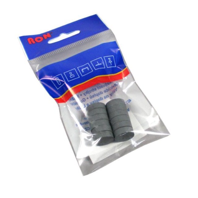 Magnety RON 16 mm čierne, 12ks_1