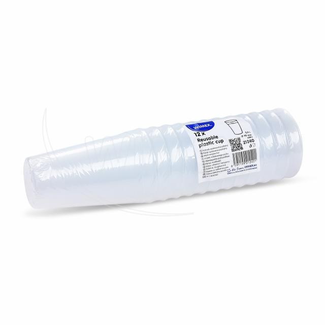 Pohár (PP) opakovane použiteľný priehľadný O90mm 0,4L [12 ks]_2