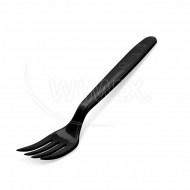 Vidlička (PP) opakovane použiteľná čierna 18,5cm [50 ks]_2