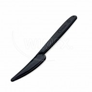 Nôž (PP) opakovane použiteľný čierny 18,5cm [50 ks]_1