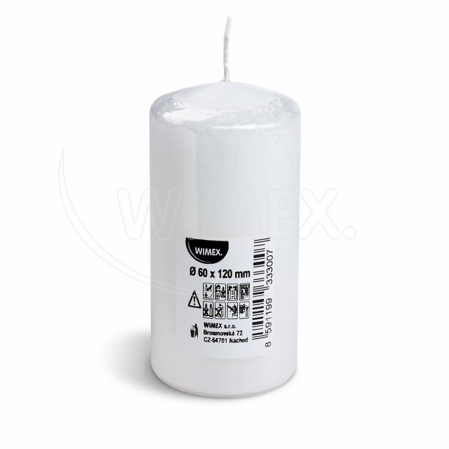 Sviečka valcová biela O60 x 120 mm [1 ks]_7