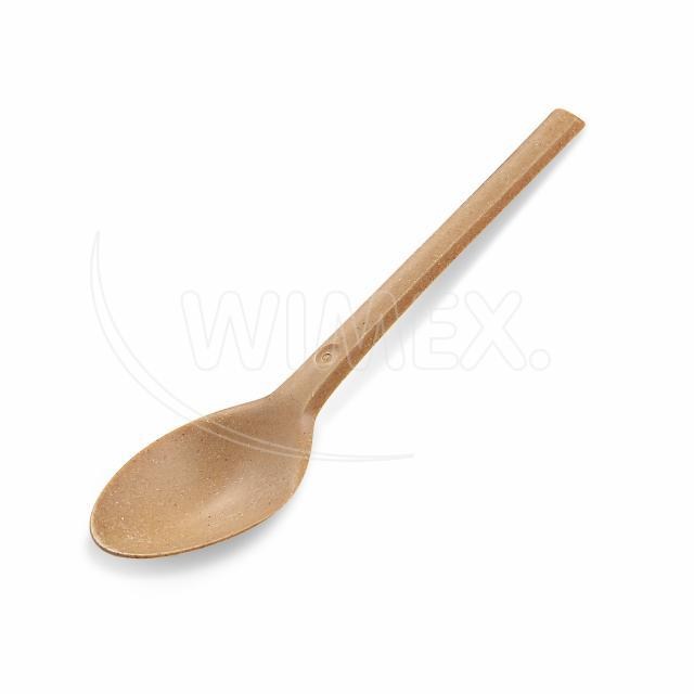 Lyžica bio-kompozit prírodná hnedá 17cm [50 ks]_7