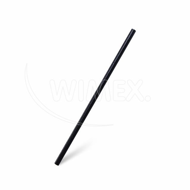 Slamka (bio-kompozit) čierna O6mm x 21cm [200 ks]_1