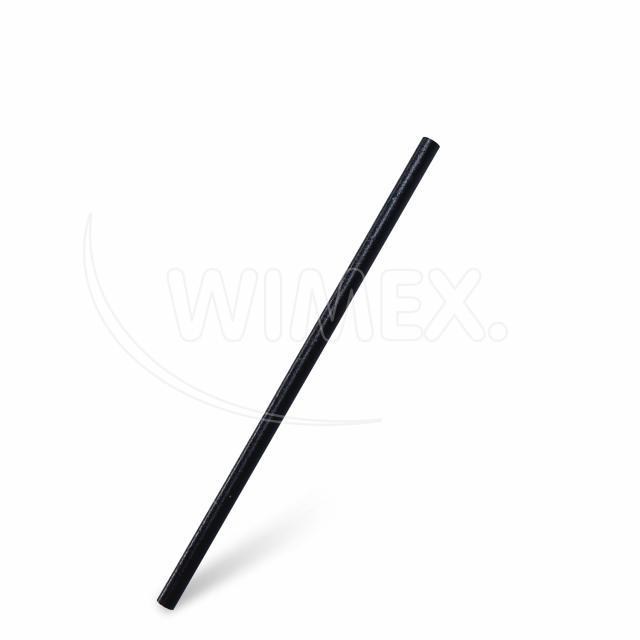 Slamka (bio-kompozit) čierna JUMBO O8mm x 21cm [100 ks]_3