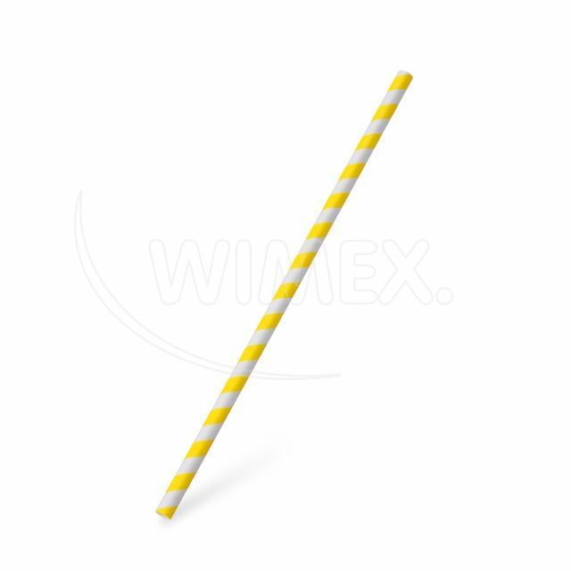 Slamka papierová Špirála žltá JUMBO O8mm x 25cm [100 ks]_7