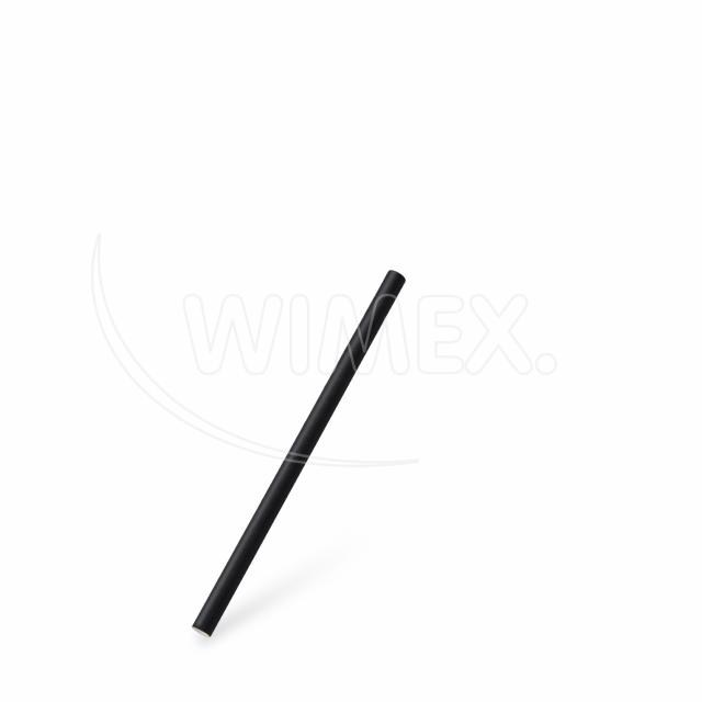Slamka papierová čierna JUMBO O8mm x 15cm [100 ks]_1