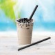 Slamka papierová Bubble Tea čierna O12mm x 21cm jednotlivo balená [100 ks]_3