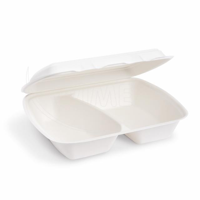 Menu box (cukrová trstina) 2dielny 241 x 202 x 70 mm 1000ml [50 ks]_4