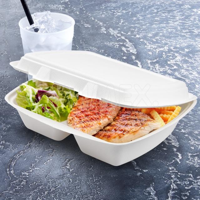 Menu box (cukrová trstina) 2dielny 241 x 202 x 70 mm 1000ml [50 ks]_6